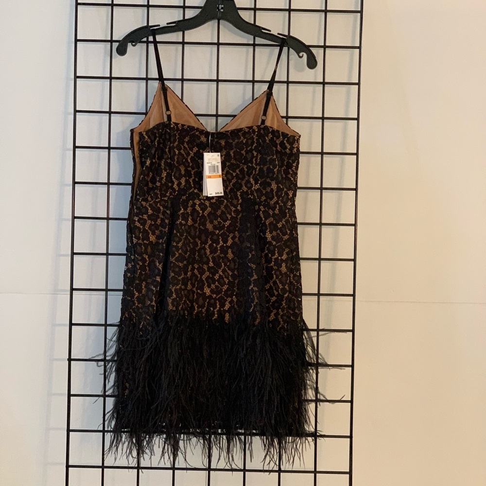 “HOST PICK” Michael Kors Feather Embellished Corded Lace Dress - Picture 9 of 13